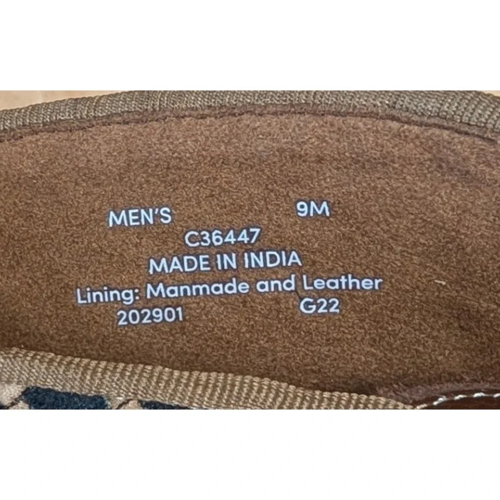 Cole Haan x Pendleton Mens British Tan Leather Wool‎ Chukka Boots C36447 Size 9M